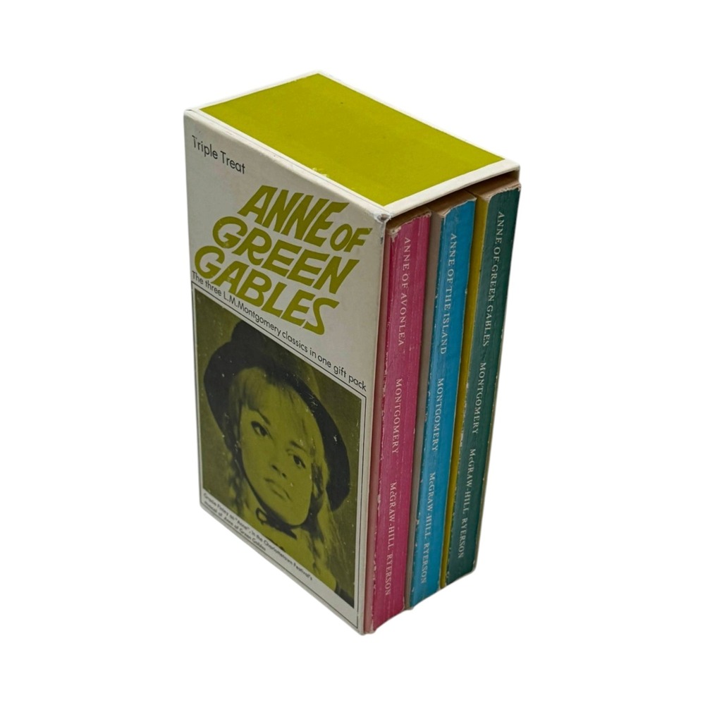 Anne of Green Gables First PB Ed 1972 Triple Treat Box Set w Charlottetown Cast